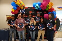 INEOS representatives at May 2 EMS Lecture Series event in Clear Lake