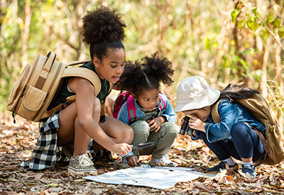 Children Hiking