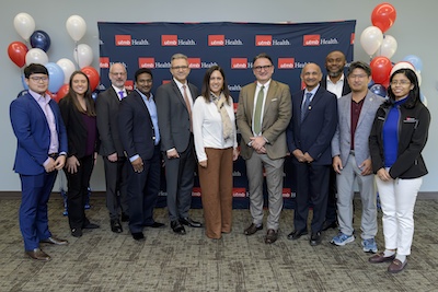 Dimes162 Dr. Resier and Dr. Menon with March of Dimes team