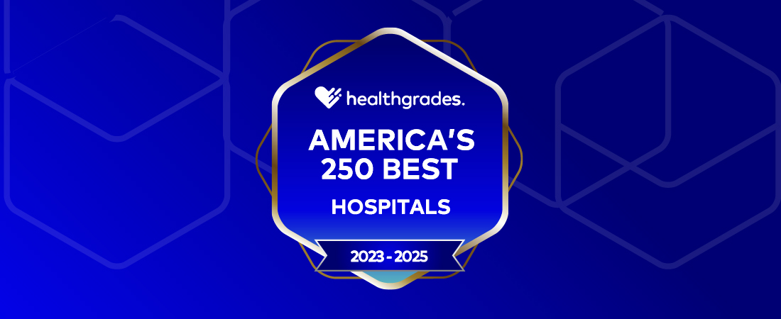 Badge for HealthGrades America's 250 Hospitals 2023-2025