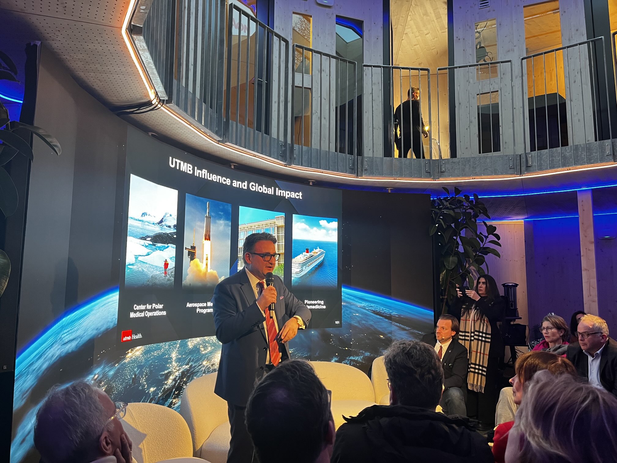 Dr. Jochen Reiser speaks at World Economic Forum's annual meeting in Davos, Switzerland