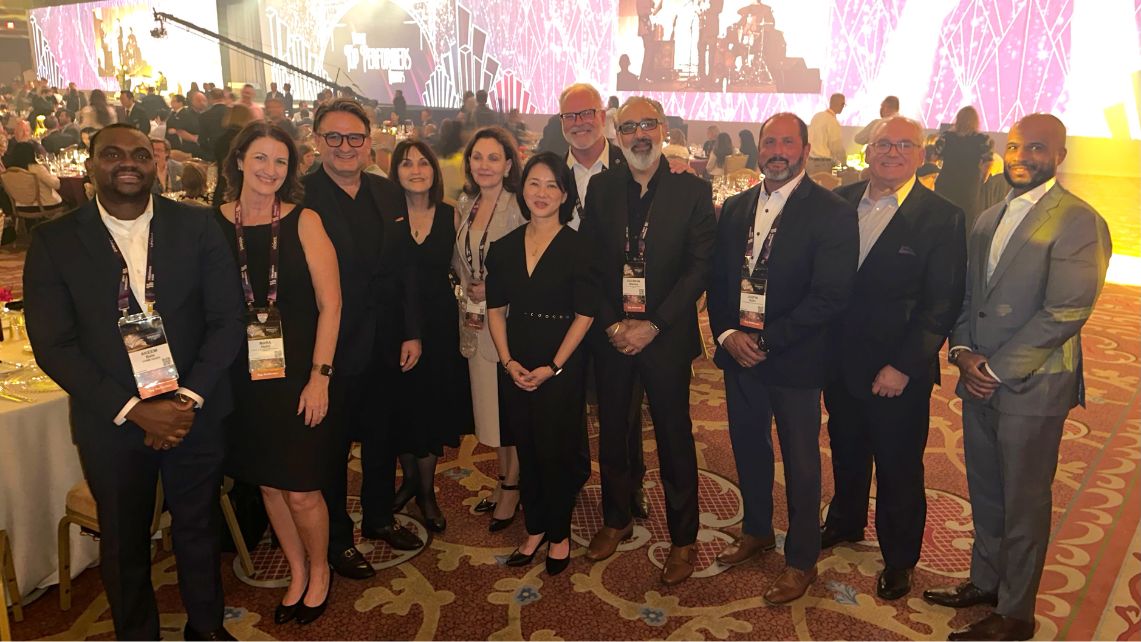 UTMB Health leadership at the Vizient award ceremony